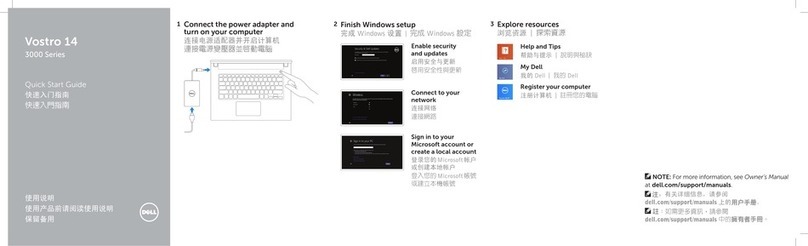 Dell Inspiron 14 3000 Series User manual