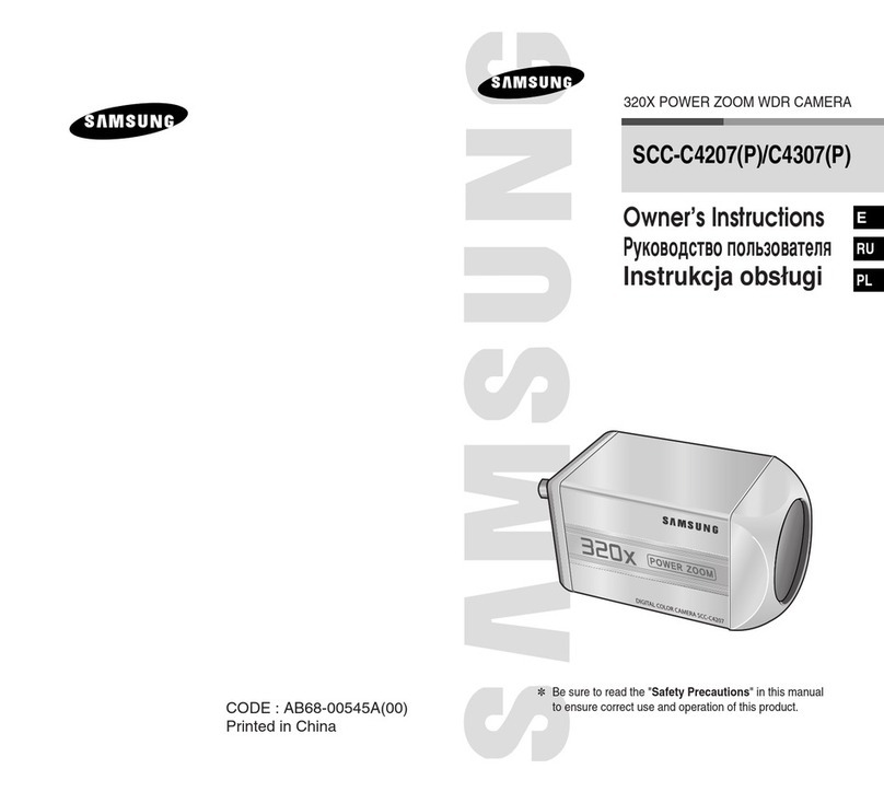 Samsung SCC-C4207P User manual