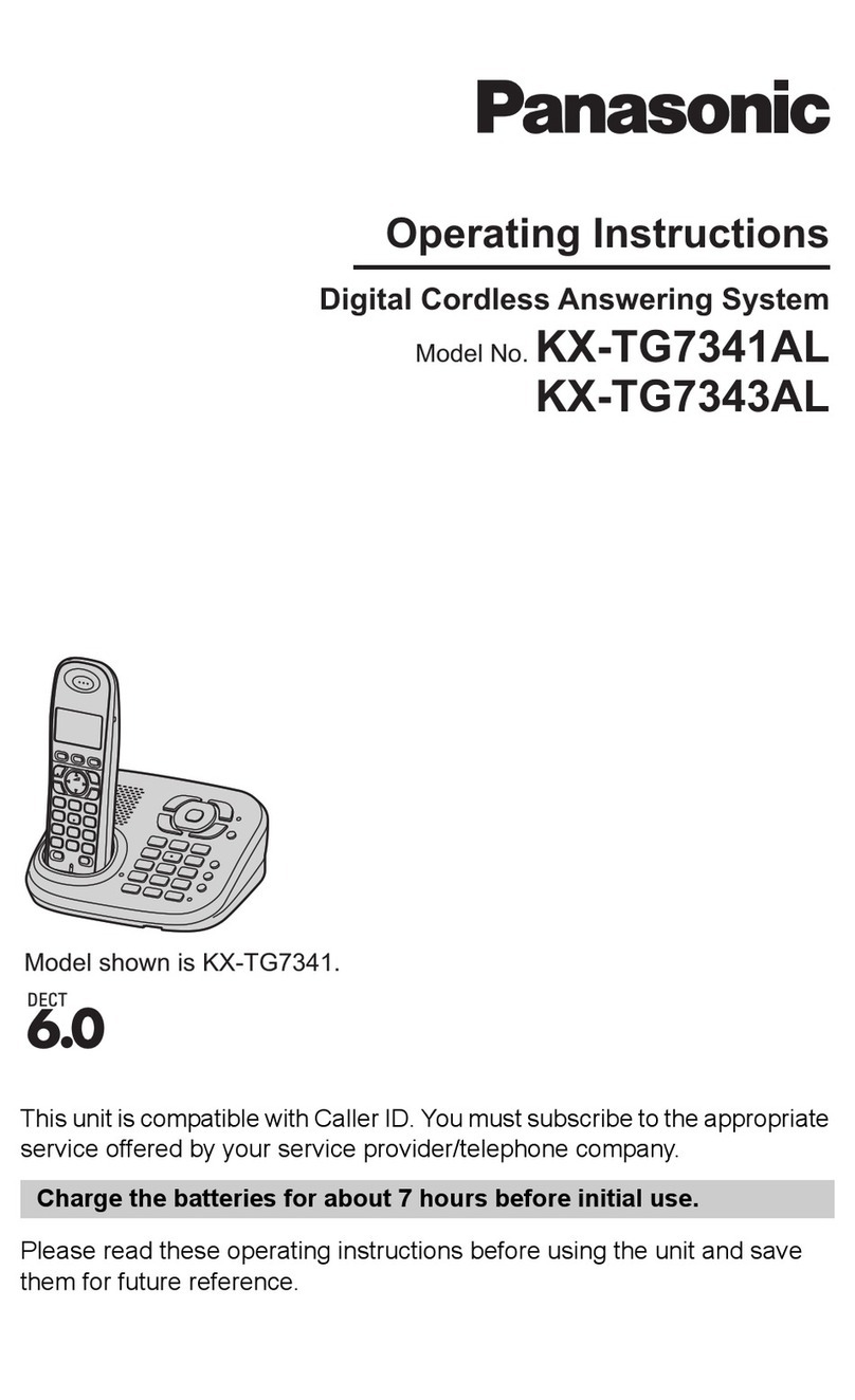 Panasonic KX-TG7341AL operating instructions