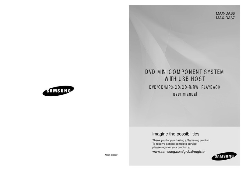 Samsung MAX-DA66 User manual