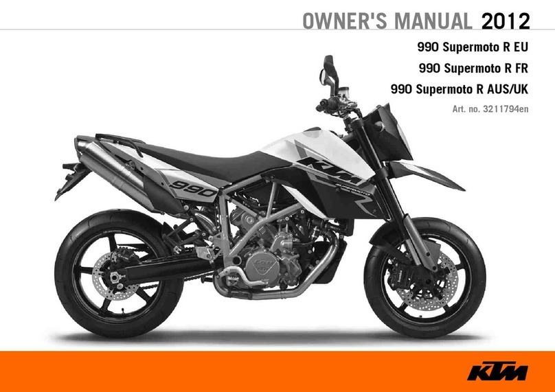 KTM 990 SupermotoR owner's manual
