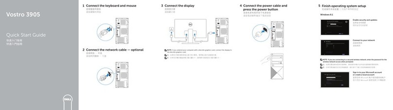 Dell Vostro 3905 User manual