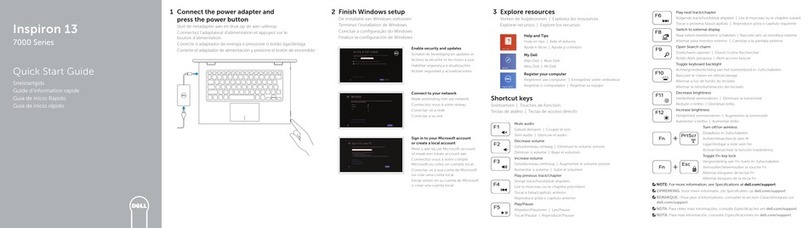Dell Inspiron 13 7000 Series User manual Dell Inspiron 13 7000 Series User manual