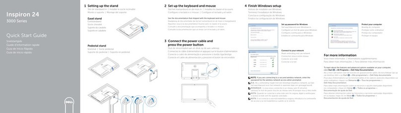 Dell Inspiron 24 3000 series quick start guide