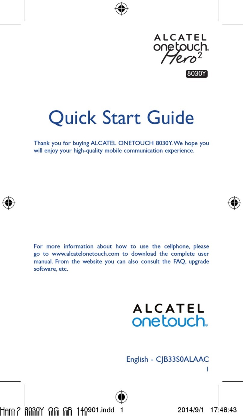 Alcatel HERO 2 8030Y User manual