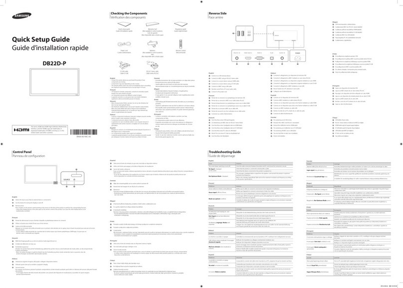 Samsung DB22D-P User manual