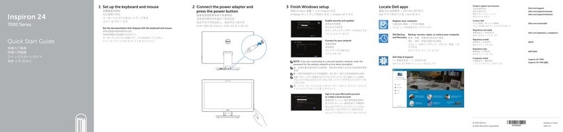 Dell Inspiron 24 7000 Series User manual