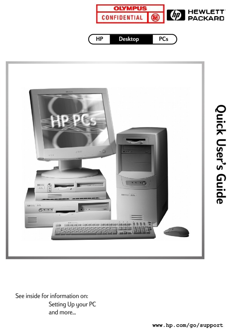 HP Vectra SERIES Instruction manual