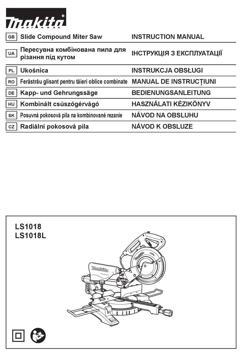 Makita LS1018 instruction manual