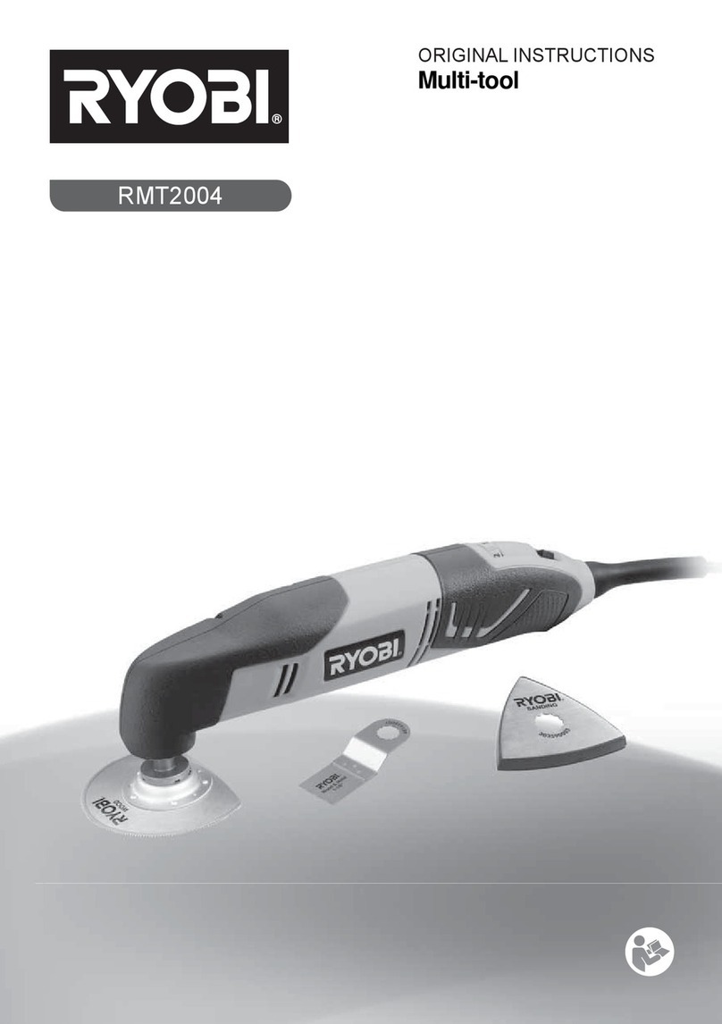 Ryobi RMT2004 User manual