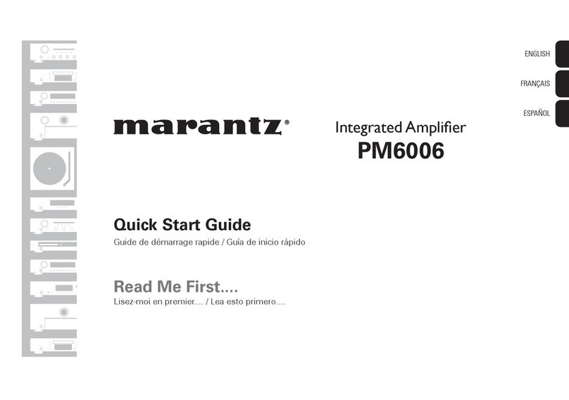 Marantz PM6006 User manual