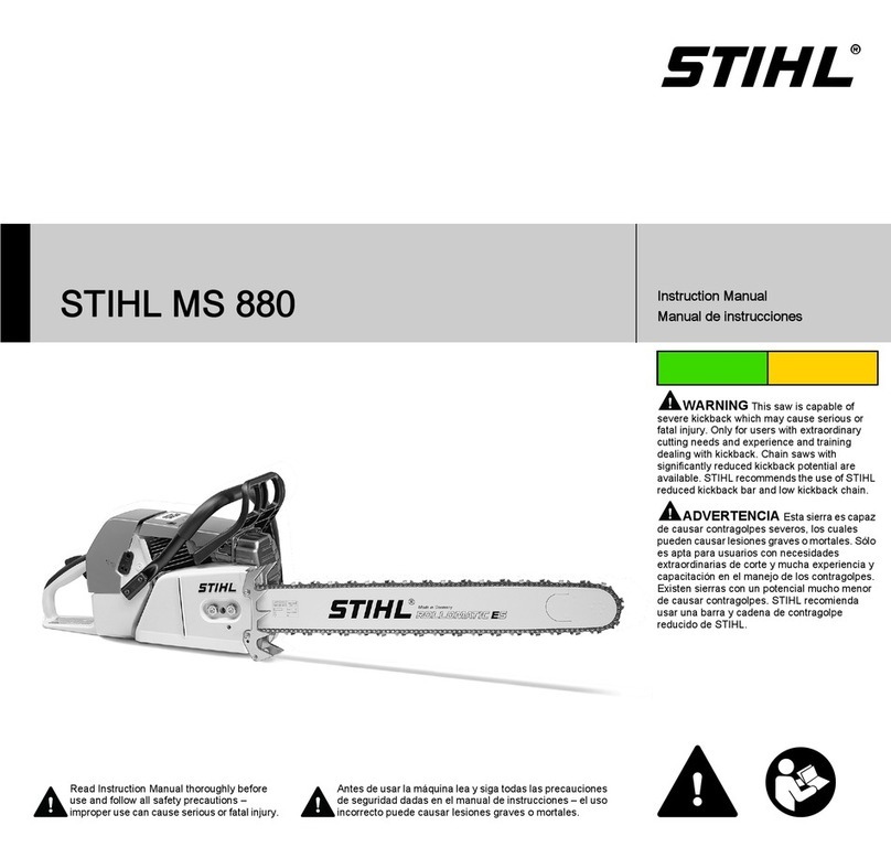 Stihl MS 880 instruction manual