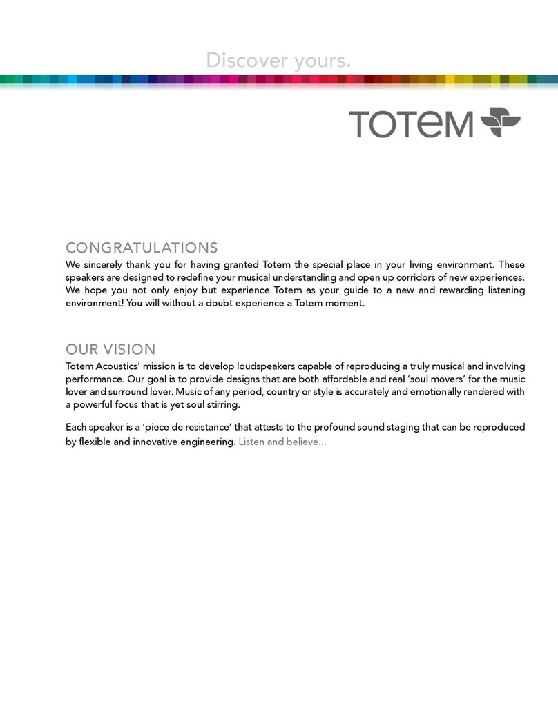 Totem KIN Sub user manual