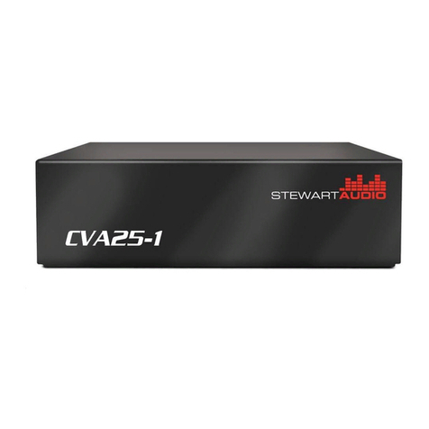 Stewart Audio CVA 25-1 owner's manual