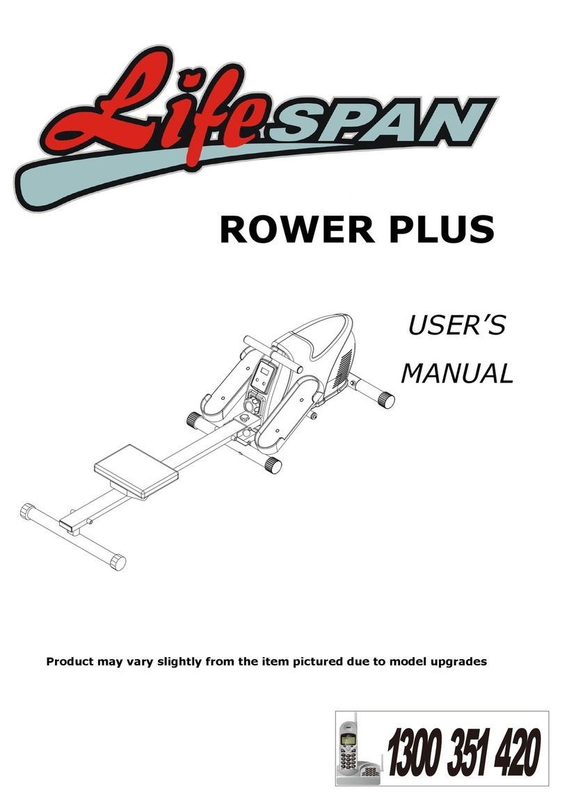 Life Span ROWER PLUS user manual