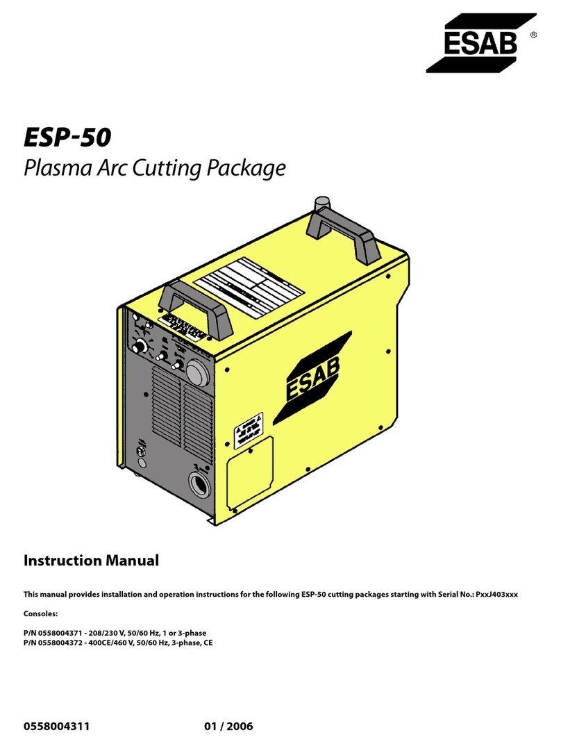 ESAB ESP-50 User manual