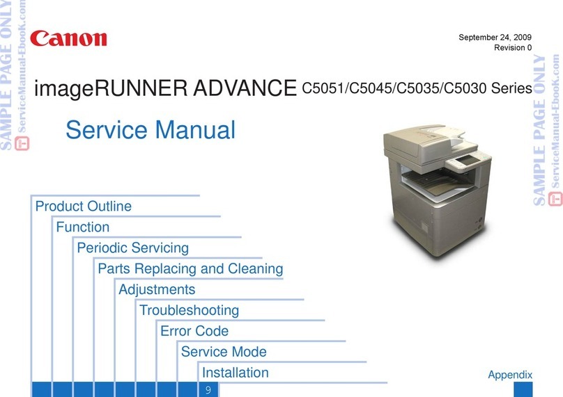 Canon IMAGERUNNER ADVANCE C5051 User manual
