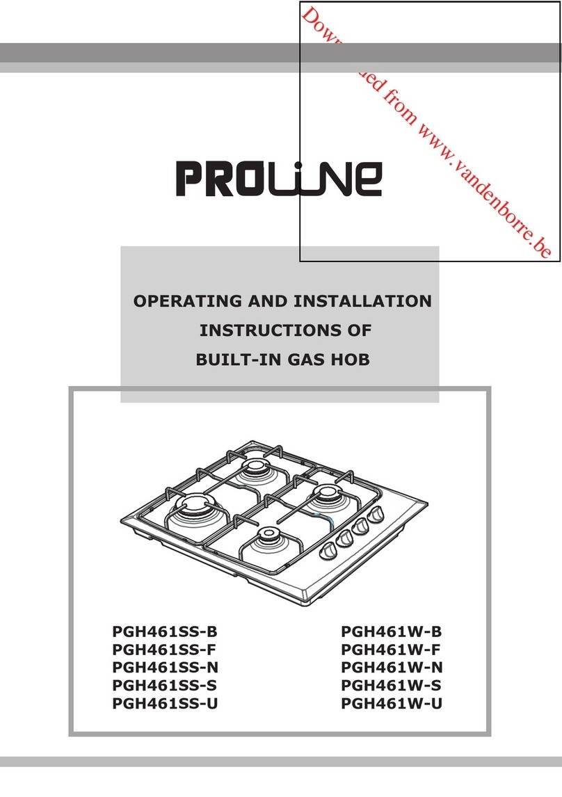 Proline PGH461SS-B User manual