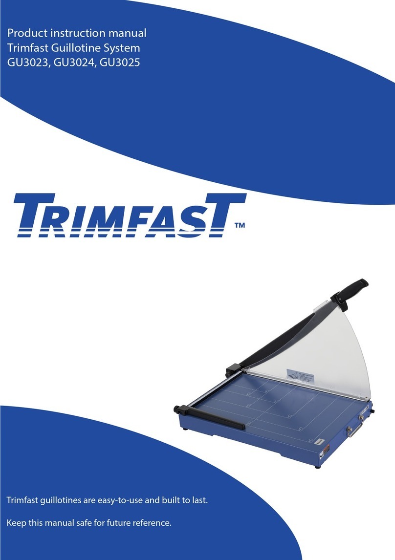 TrimFast GU3023 Product instruction manual