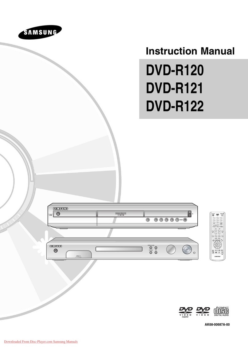 Samsung DVD-R122 User manual