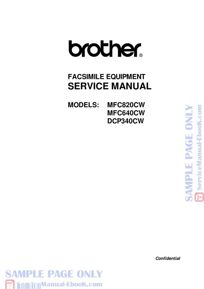 Brother MFC-820CW User manual