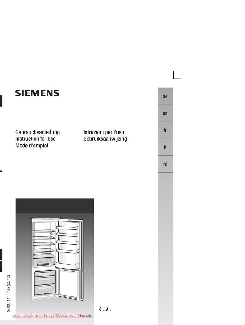 Siemens KI 38VX20 User manual