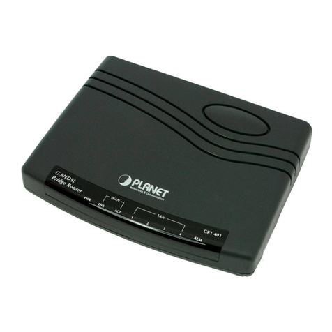 Planet GRT-101 User manual Planet GRT-101 User manual