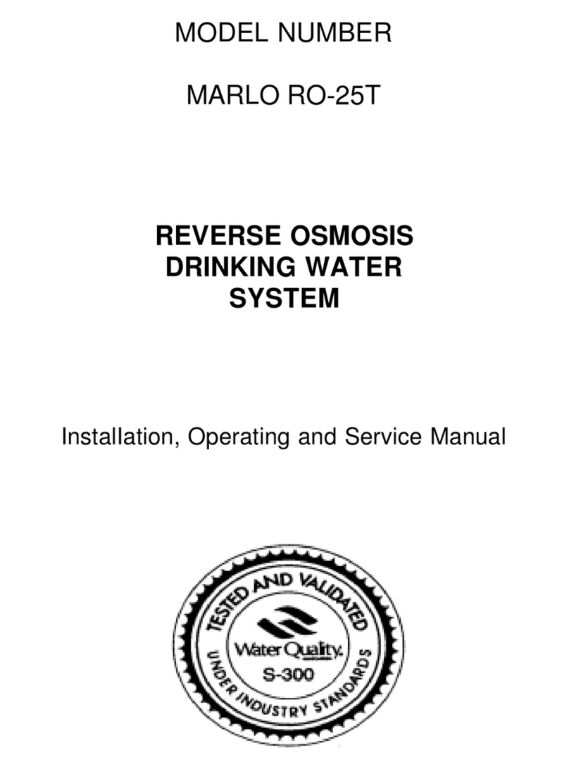 Marlo Incorporated RO-25T operating manual