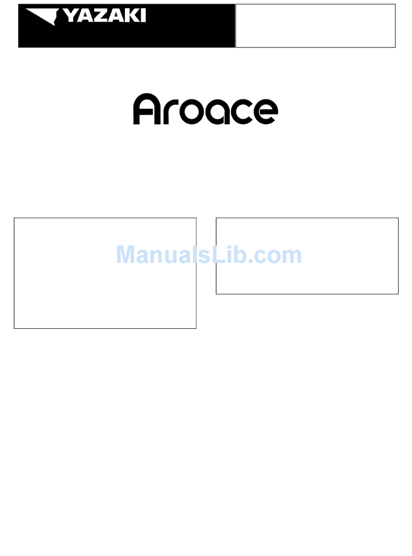 Yazaki AROACE CH-MG150 operating instructions