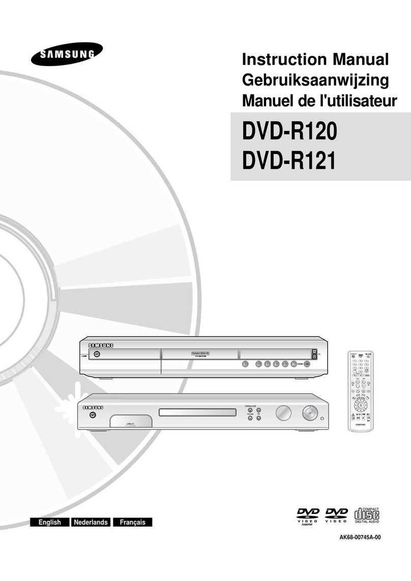 Samsung DVD-R120 User manual