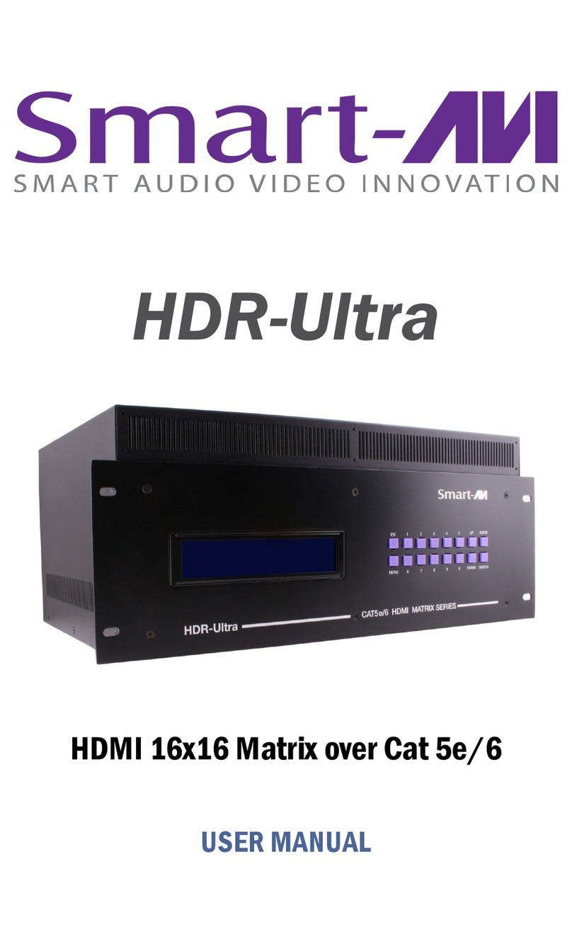 SMART-AVI HDR-UltraS User manual