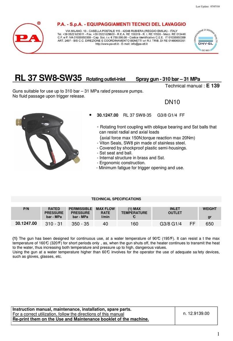 PA RL 37 SW8-SW35 Series Technical manual PA RL 37 SW8-SW35 Series Technical manual