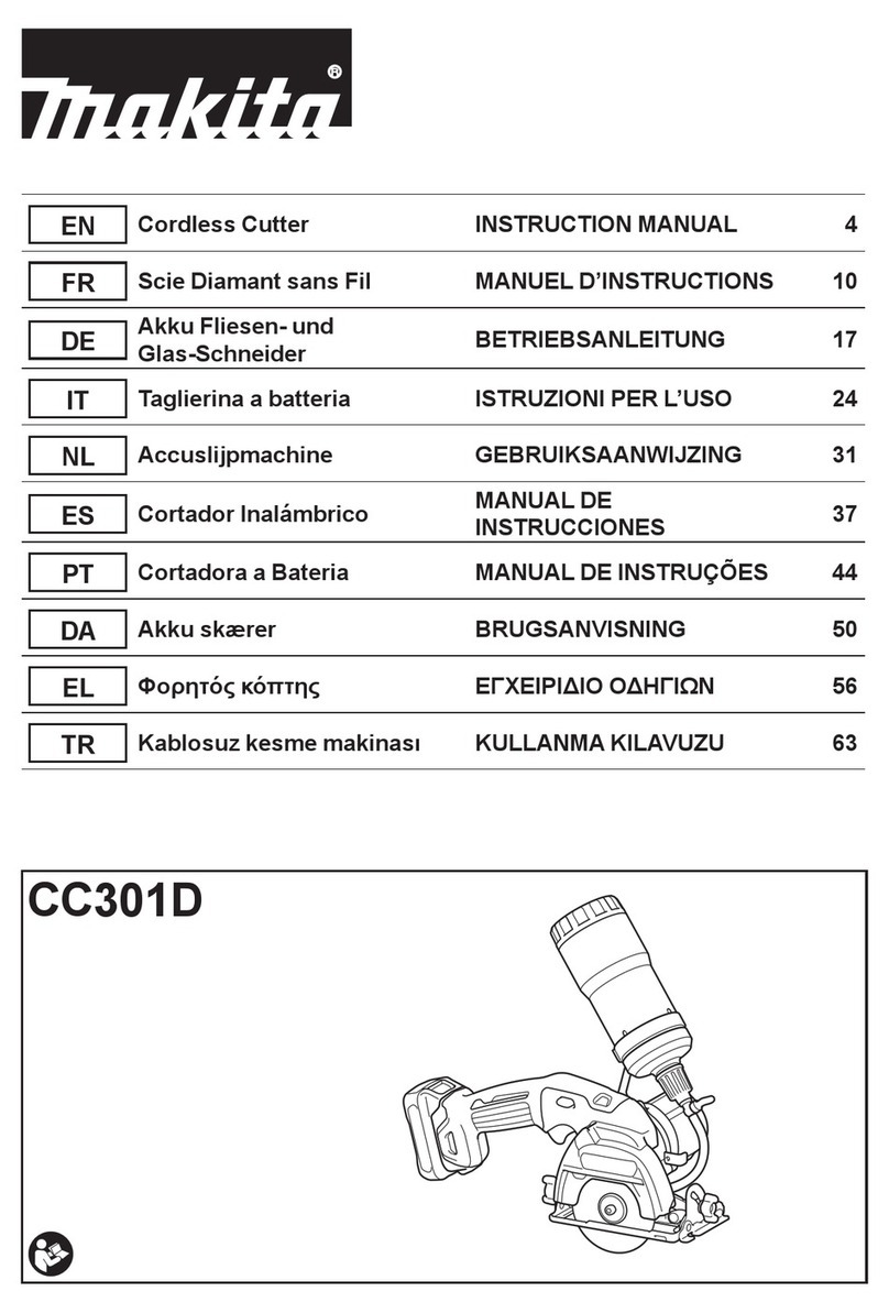 Makita CC301D instruction manual