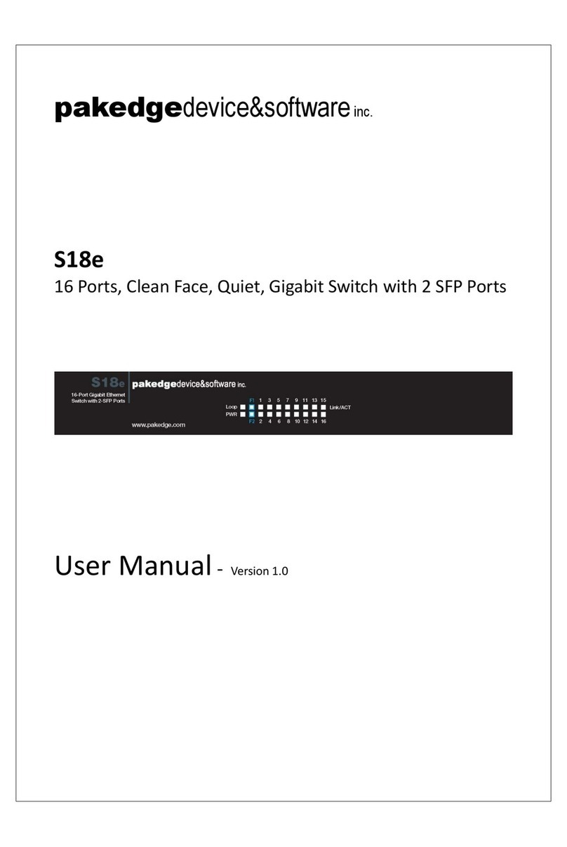 Pakedge Device & Software S18e User manual