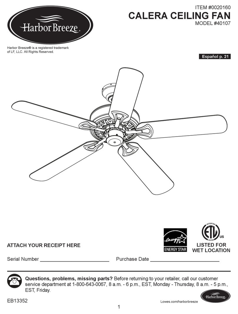Harbor Breeze 40107 installation guide