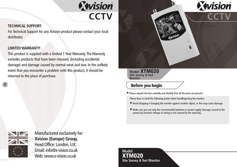 X-Vision XTM020 instruction manual
