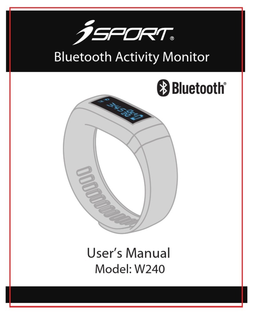 iSport W240 user manual