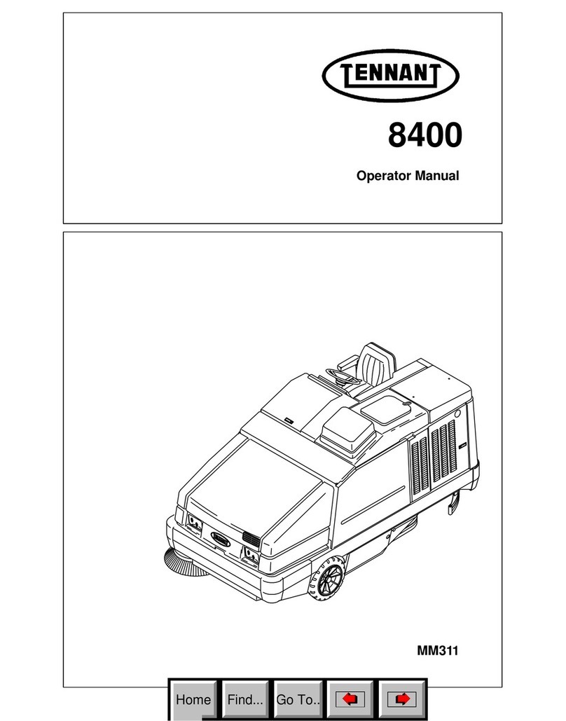 Tennant 8400 Operator's manual
