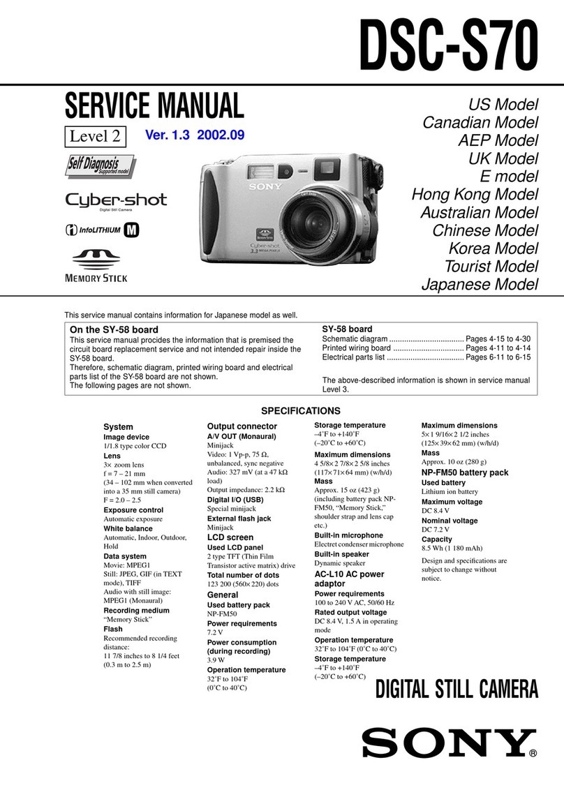 Sony Cyber-shot DSC-S70 User manual