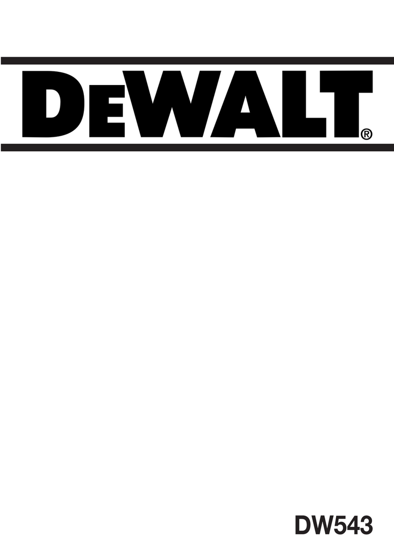 DeWalt DW543 user manual