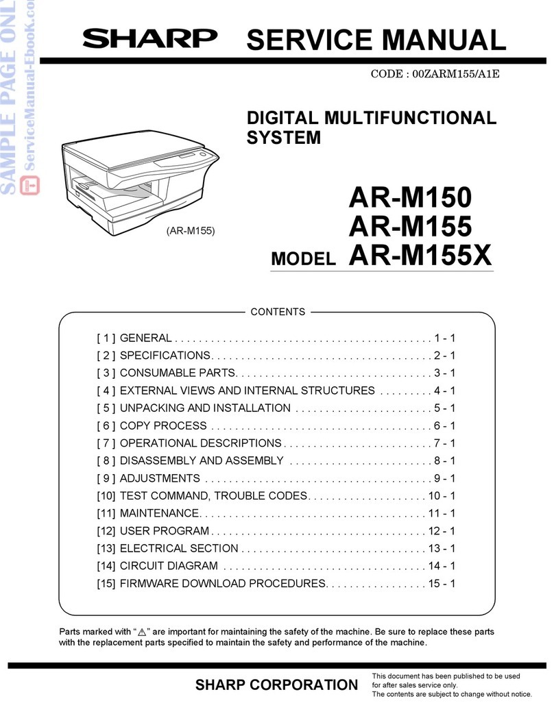 Sharp AR-M150 Online User manual Sharp AR-M150 Online User manual