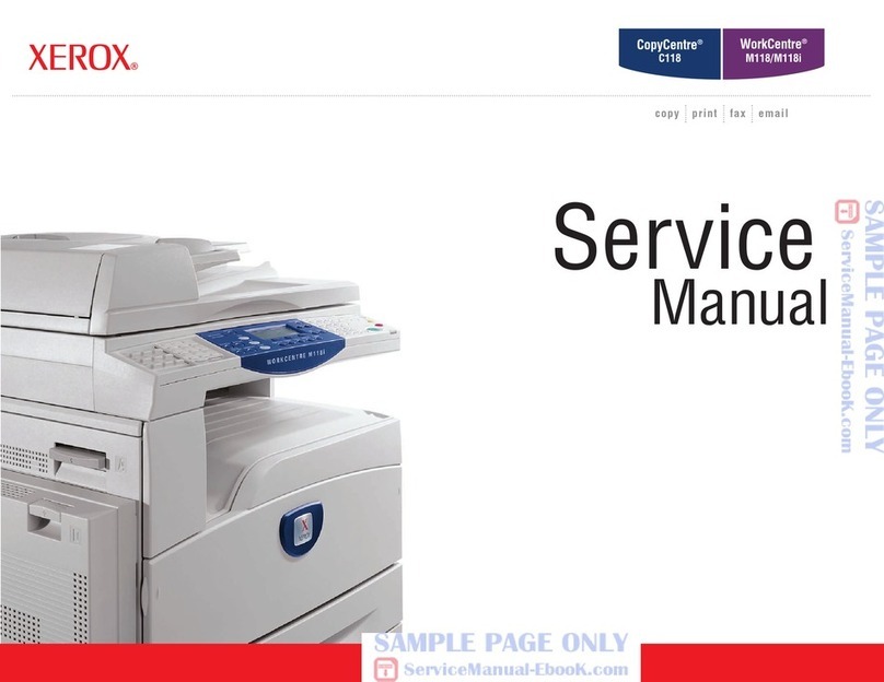 Xerox Copycentre C118 User manual
