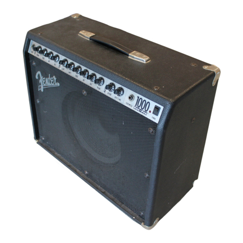 Fender ROC PRO 1000 Service manual