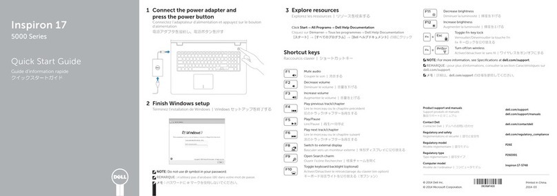 Dell Inspiron 17 5000 Series User manual