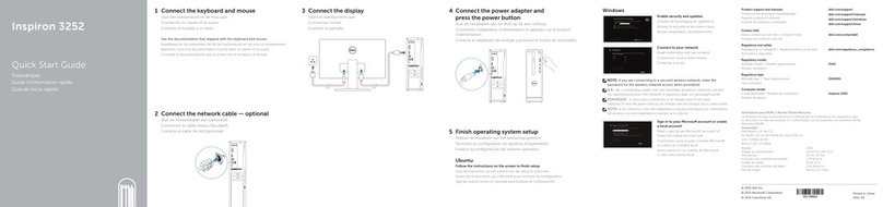 Dell Inspiron 3252 User manual