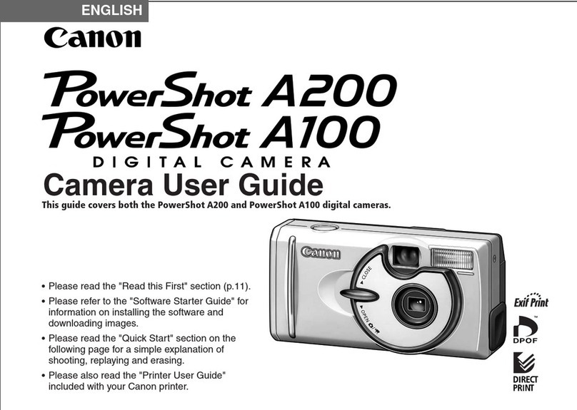 Canon PowerShot A100 User manual