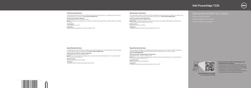 Dell PowerEdge T130 User manual