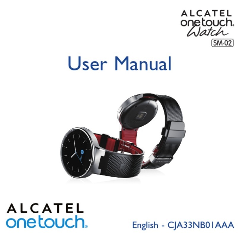 Alcatel One Touch Watch SM-02 User manual