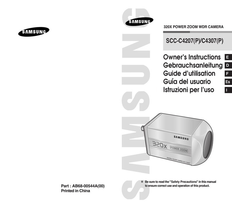 Samsung SCC-C4207P User manual