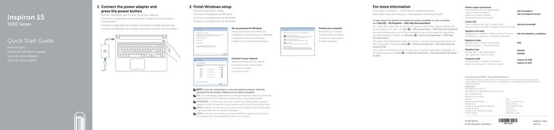 Dell Inspiron 15 5000 Series User manual